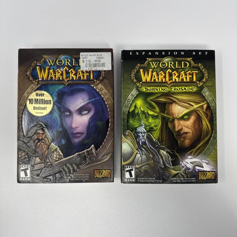 World of Warcraft Original + Burning‎ Crusade + Wrath of the Lich King Game Box